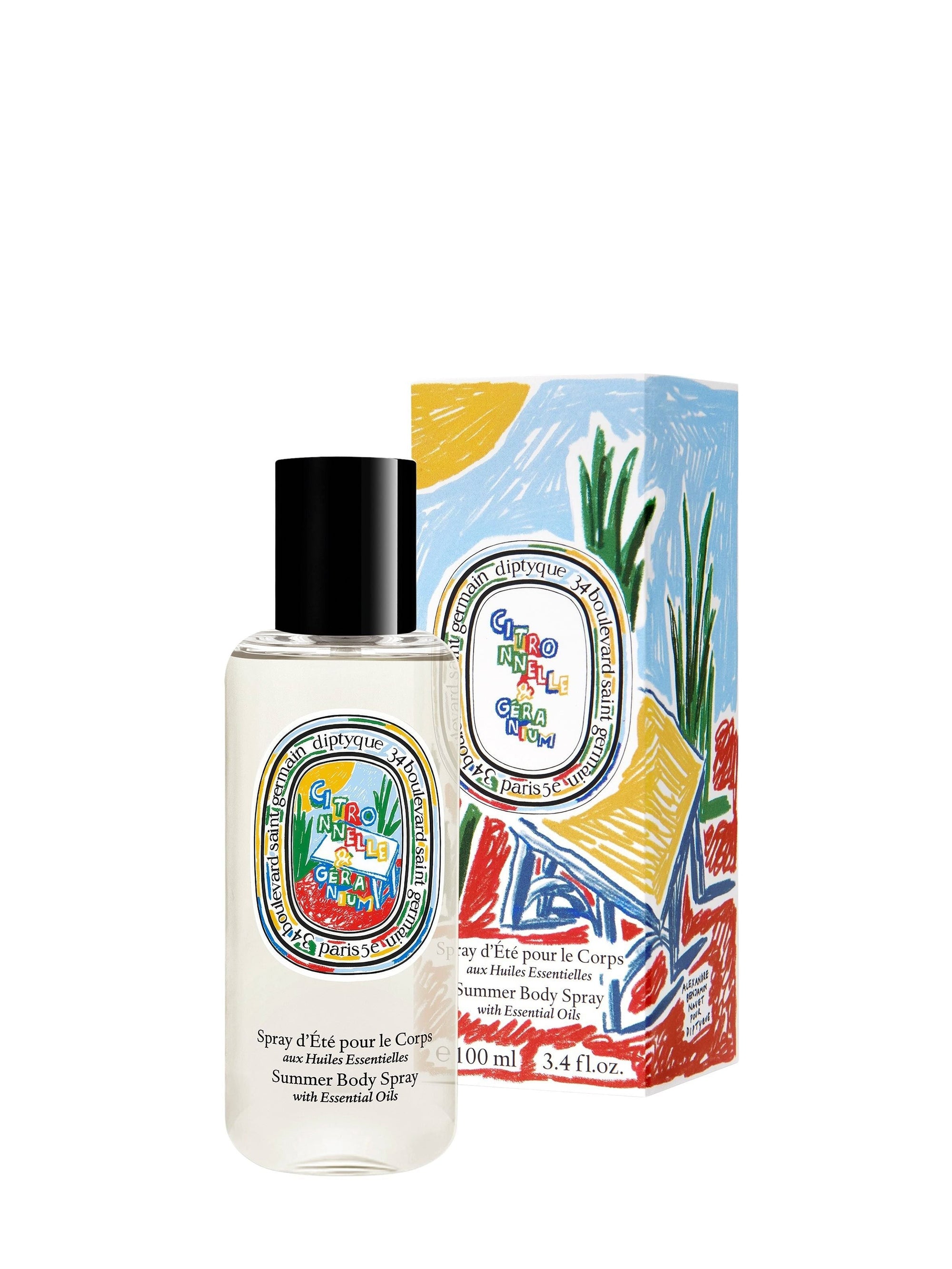 Testeur Brume de corps Summer Citronnelle & Geranium 100Ml