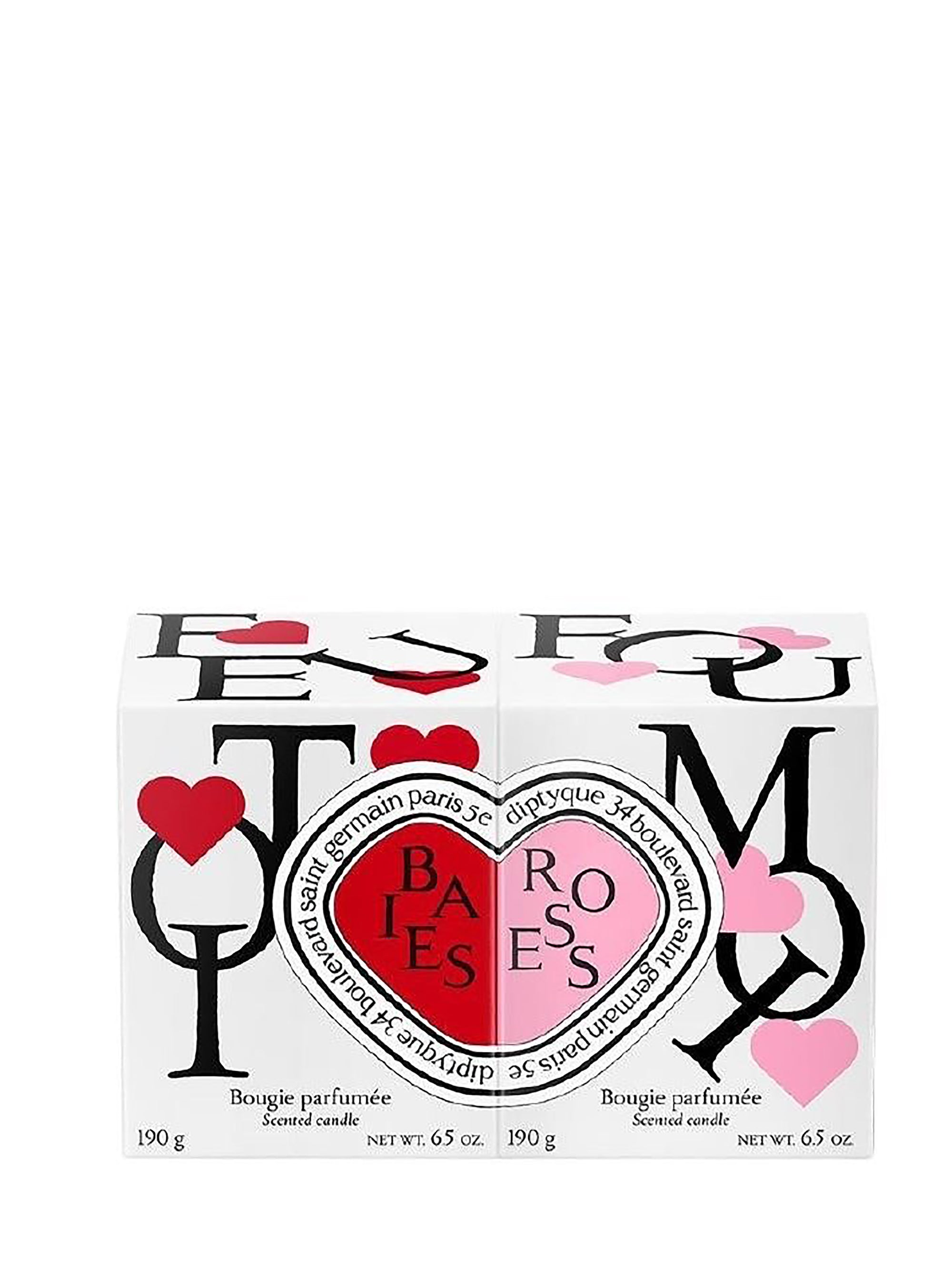 Tester Set of 2 Valentine's Berry & Rose Limited Edition Candles 190G