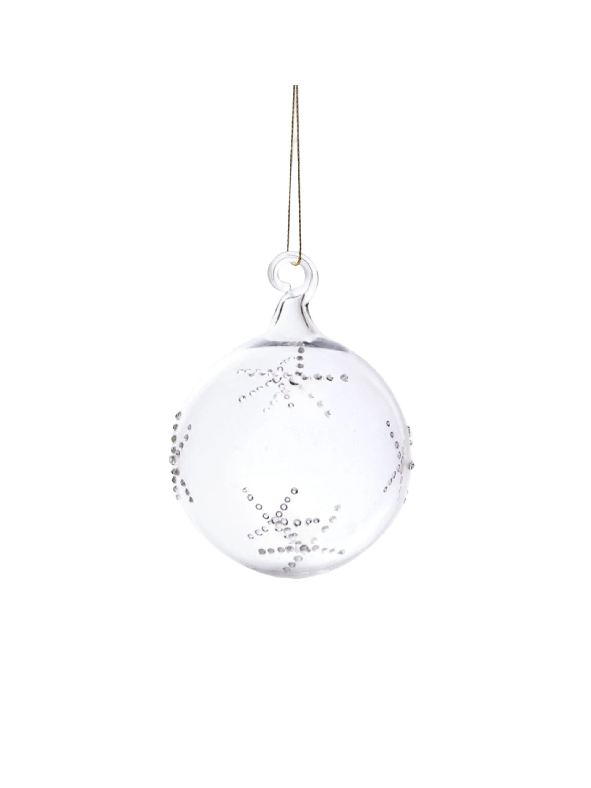 Petite boule en verre Etoile - Etoile