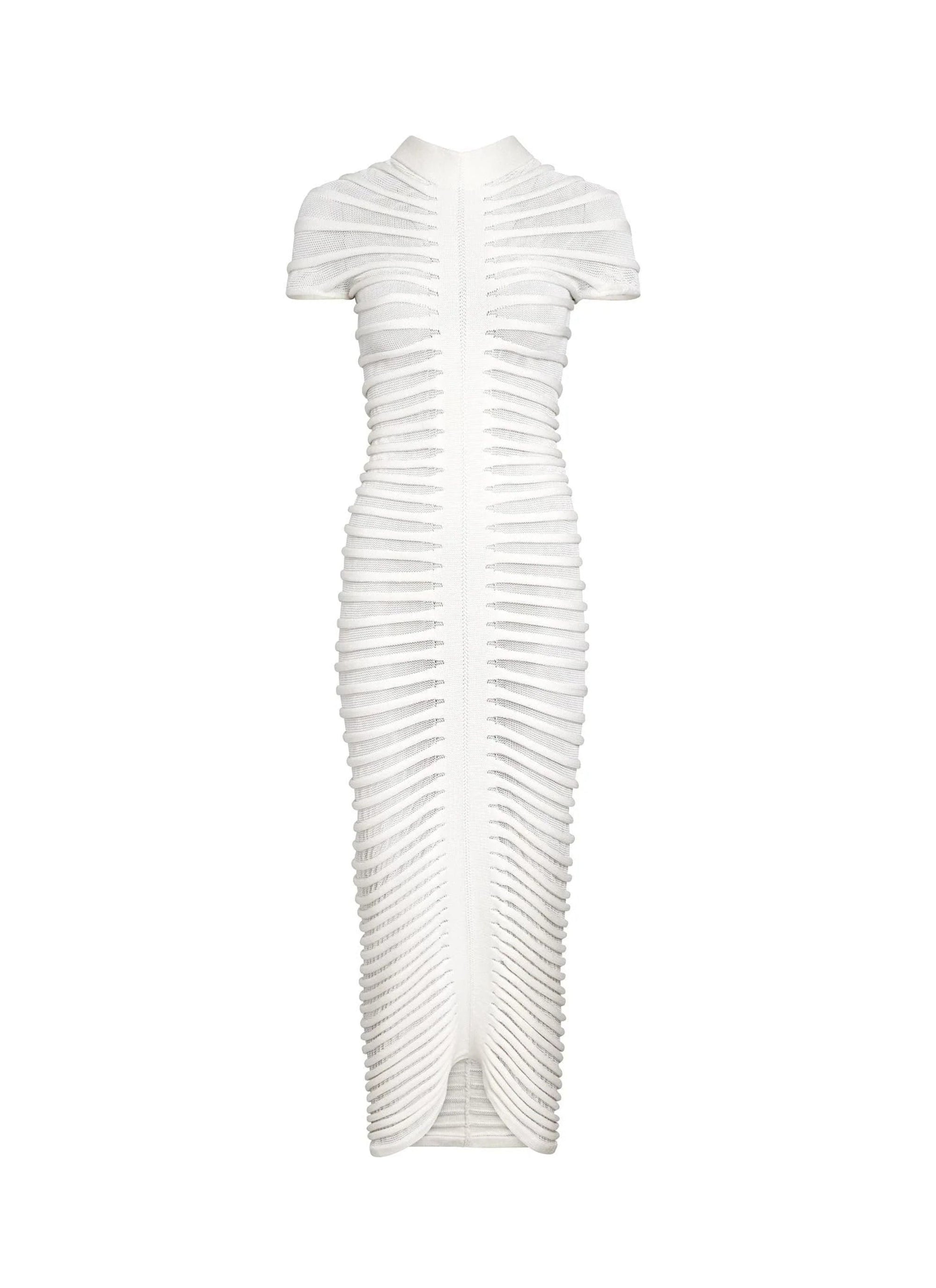 Sheer maxi dress - White
