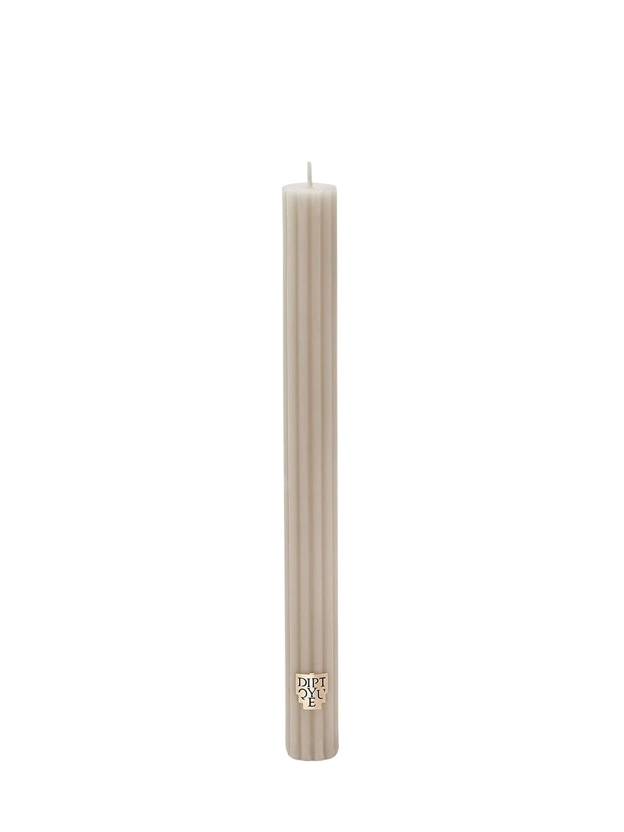Cierge Strié Feu de Bois