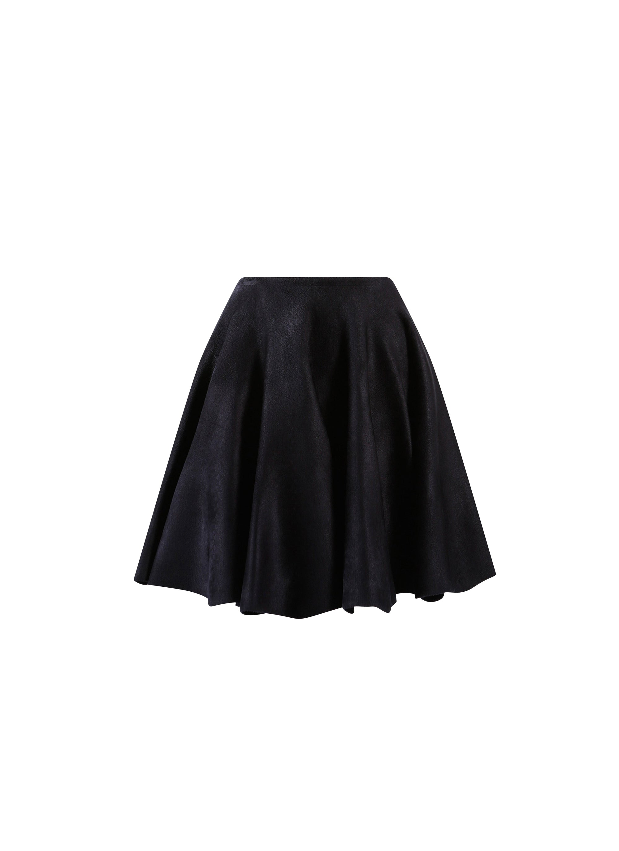 Jupe courte en velours - Nuit