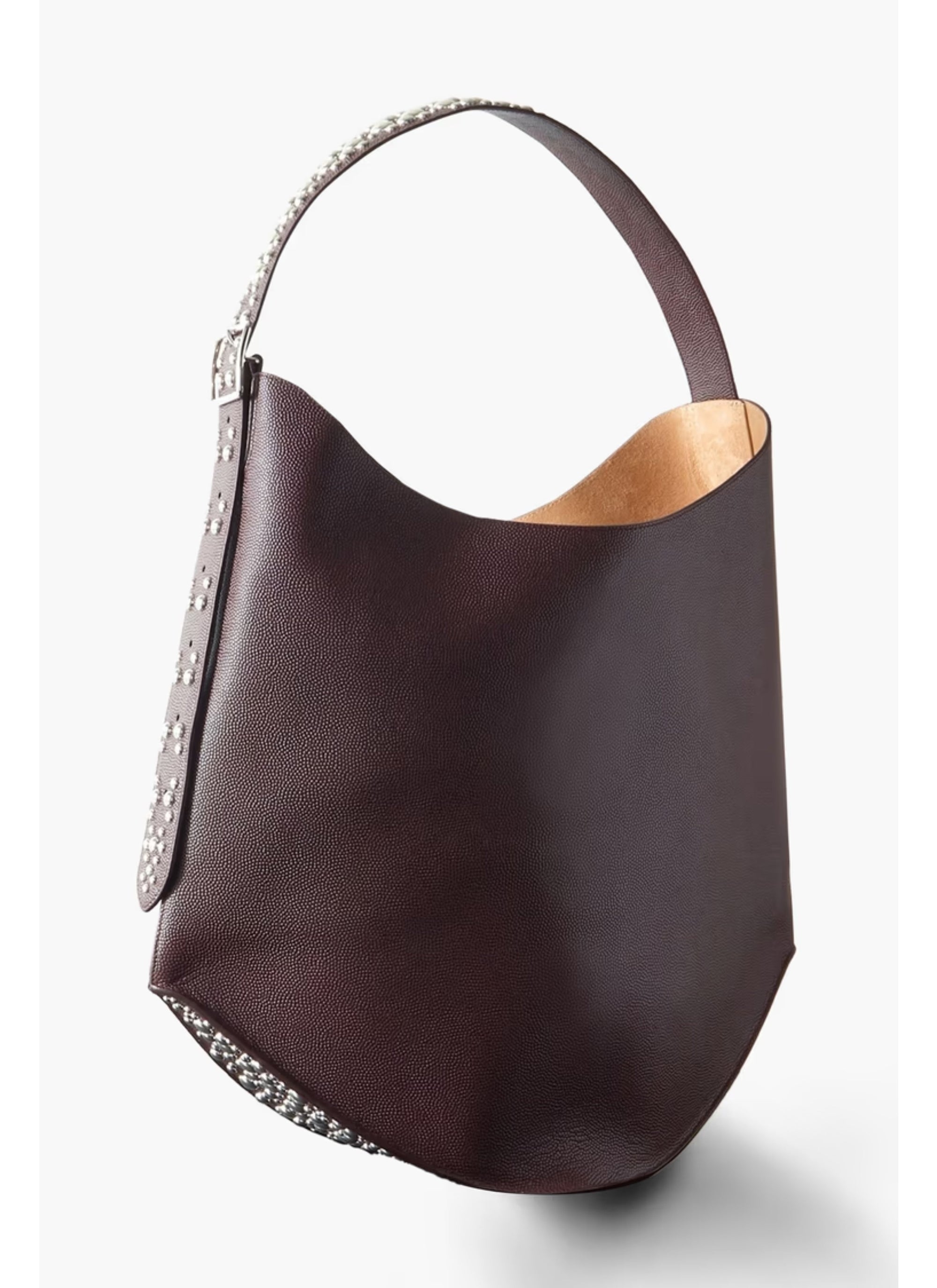 Sac Gail large en cuir - Almandite
