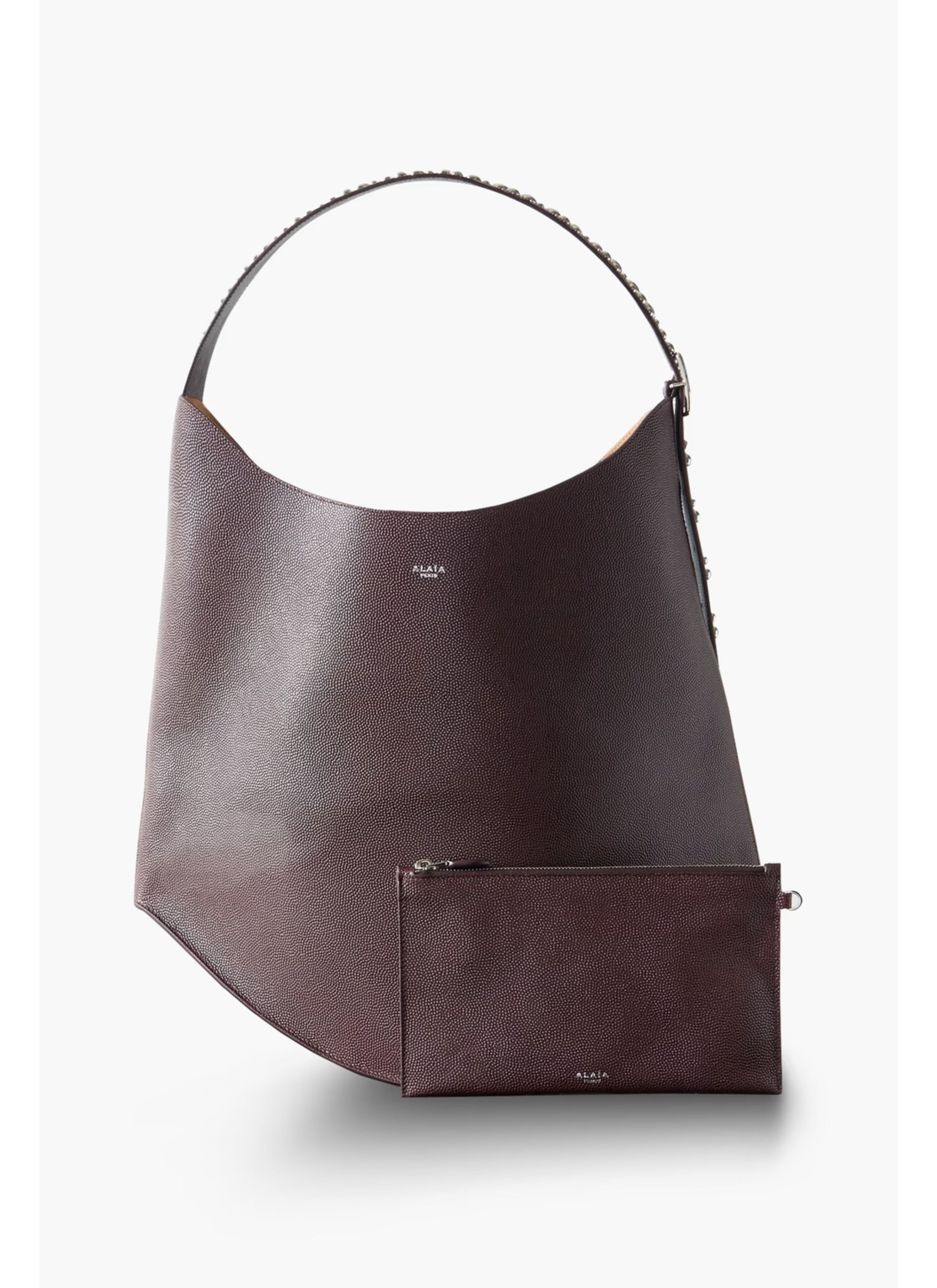 Sac Gail large en cuir - Almandite