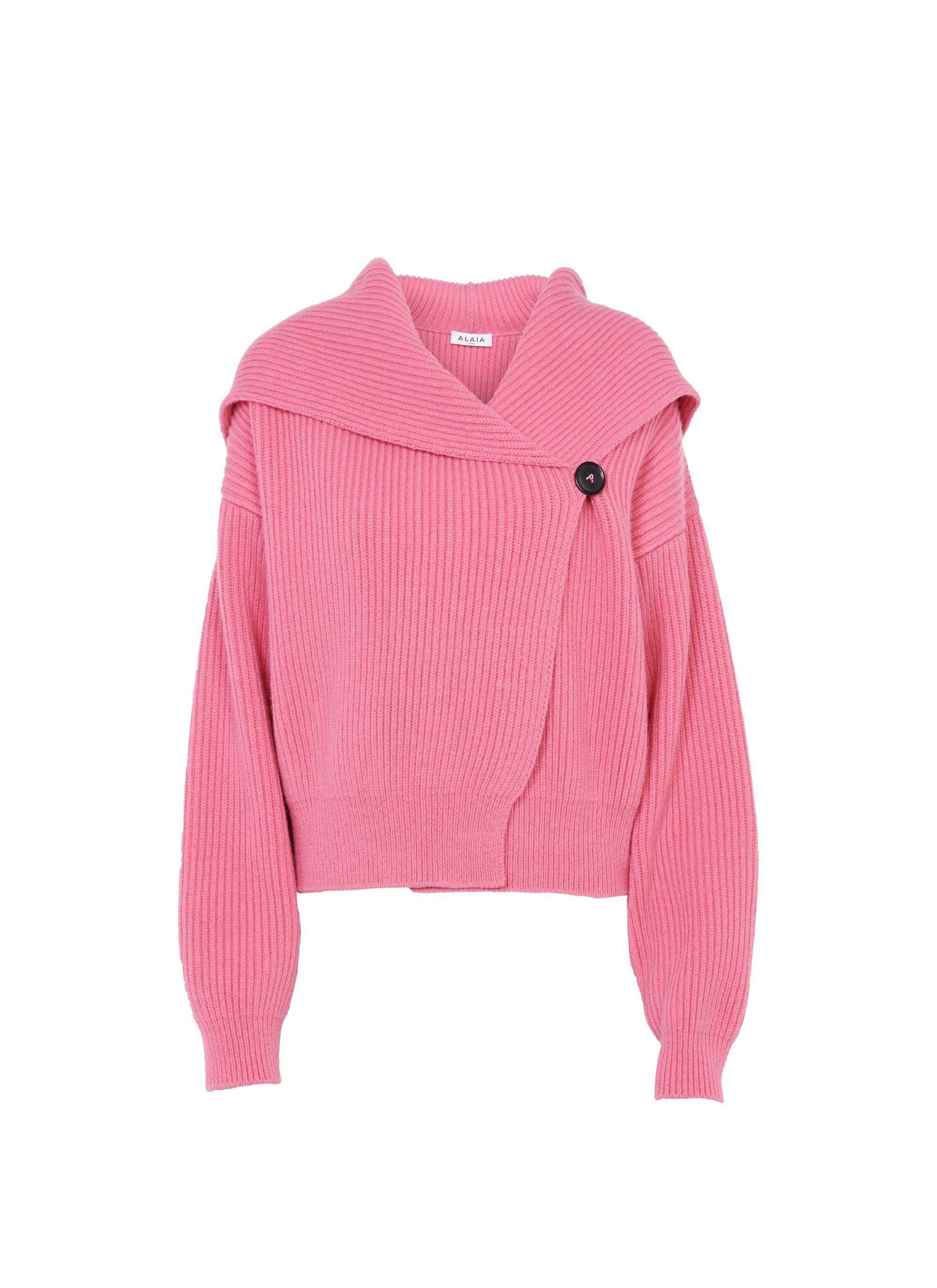 Long sleeve wool and cashmere cardigan - Candy
