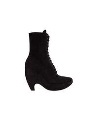 Bottines Plexi en cuir - Noir