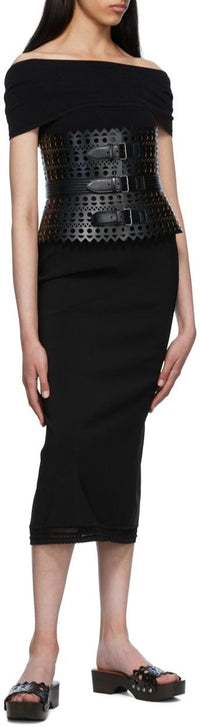 Corset large en cuir - Dune