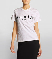 T-shirt Alaïa Paris - Blanc & Rouge