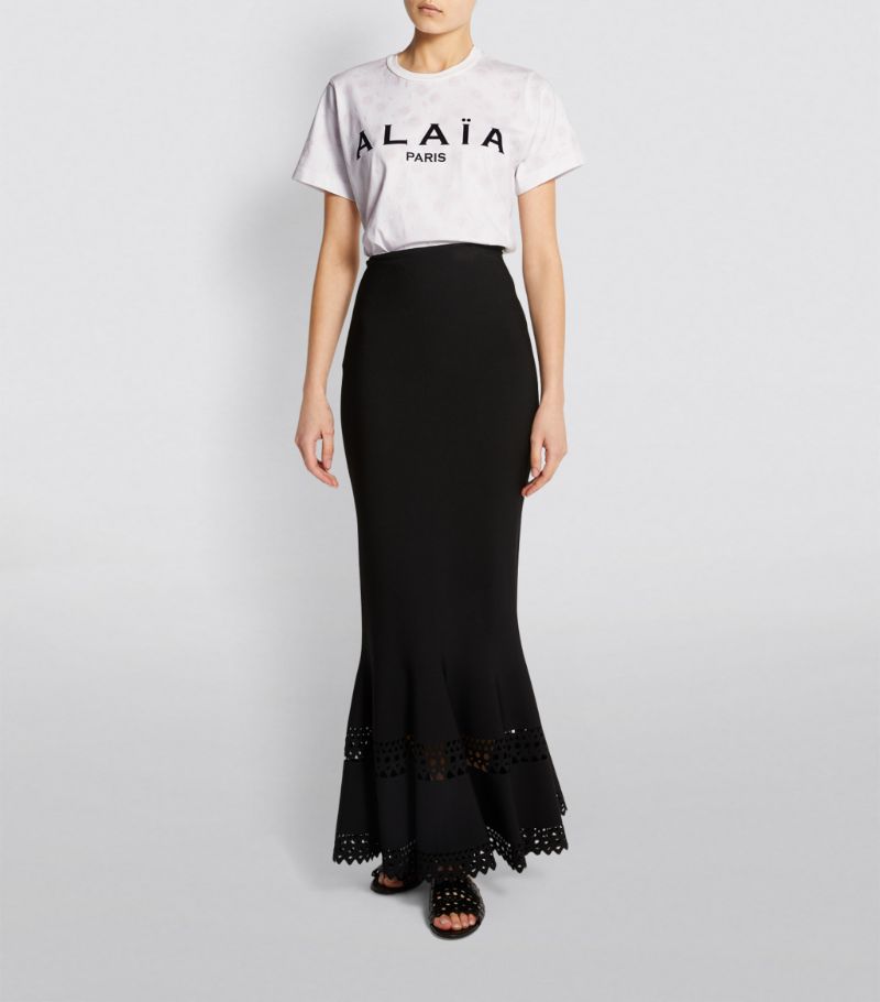 T-shirt Alaïa Paris - Blanc & Rouge