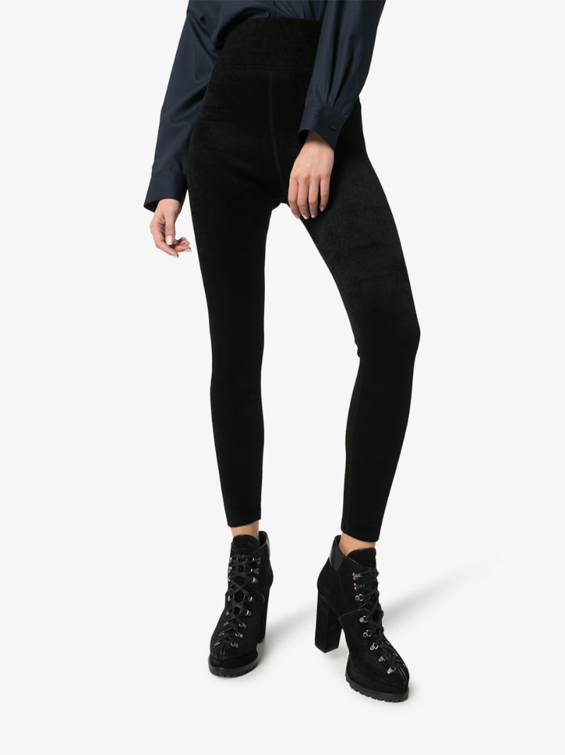 Iconic velvet legging - Black