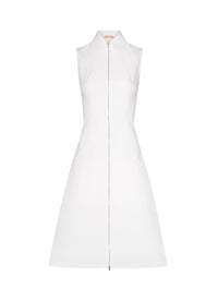 Robe cape cintrée - Blanc