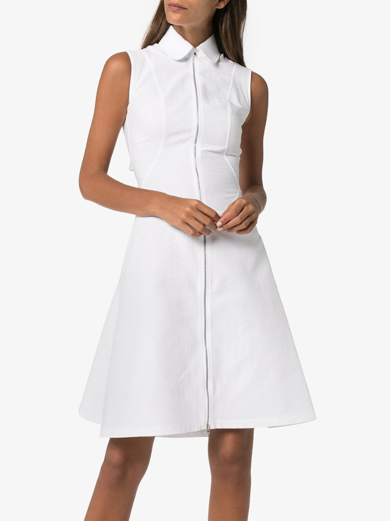 Robe cape cintrée - Blanc