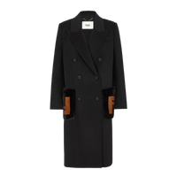 Manteau en laine - Noir