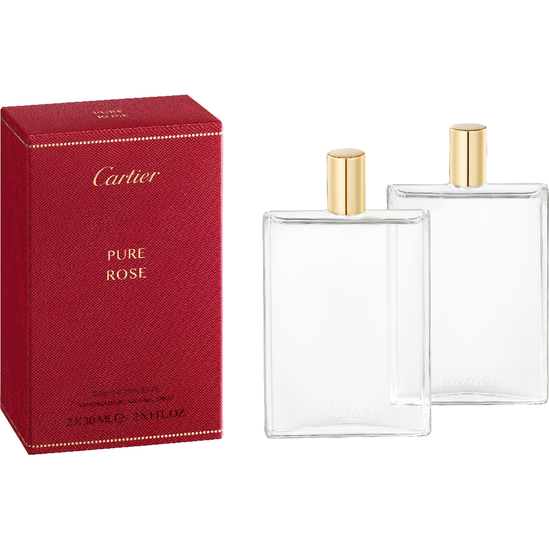 Recharges Eau de Toilette Eau de Toilette Pure Rose Pack 2x30ml