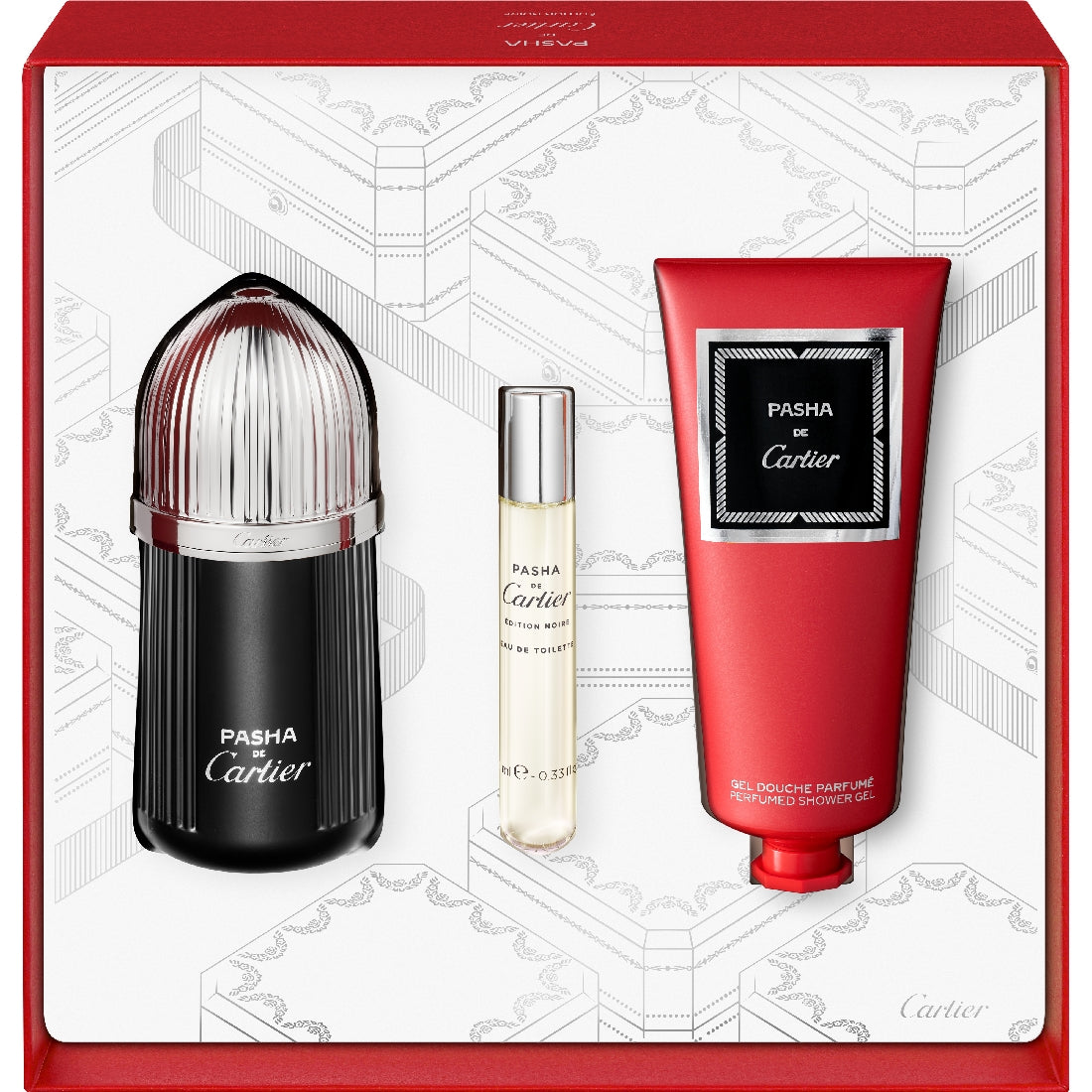 Coffret Eaux de Toilette Pasha de Cartier Édition Noire Homme 100ml