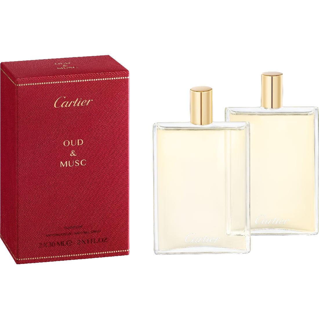 Recharges Eau de Parfum Les Heures Voyageuses Oud & Musc 2x30ml