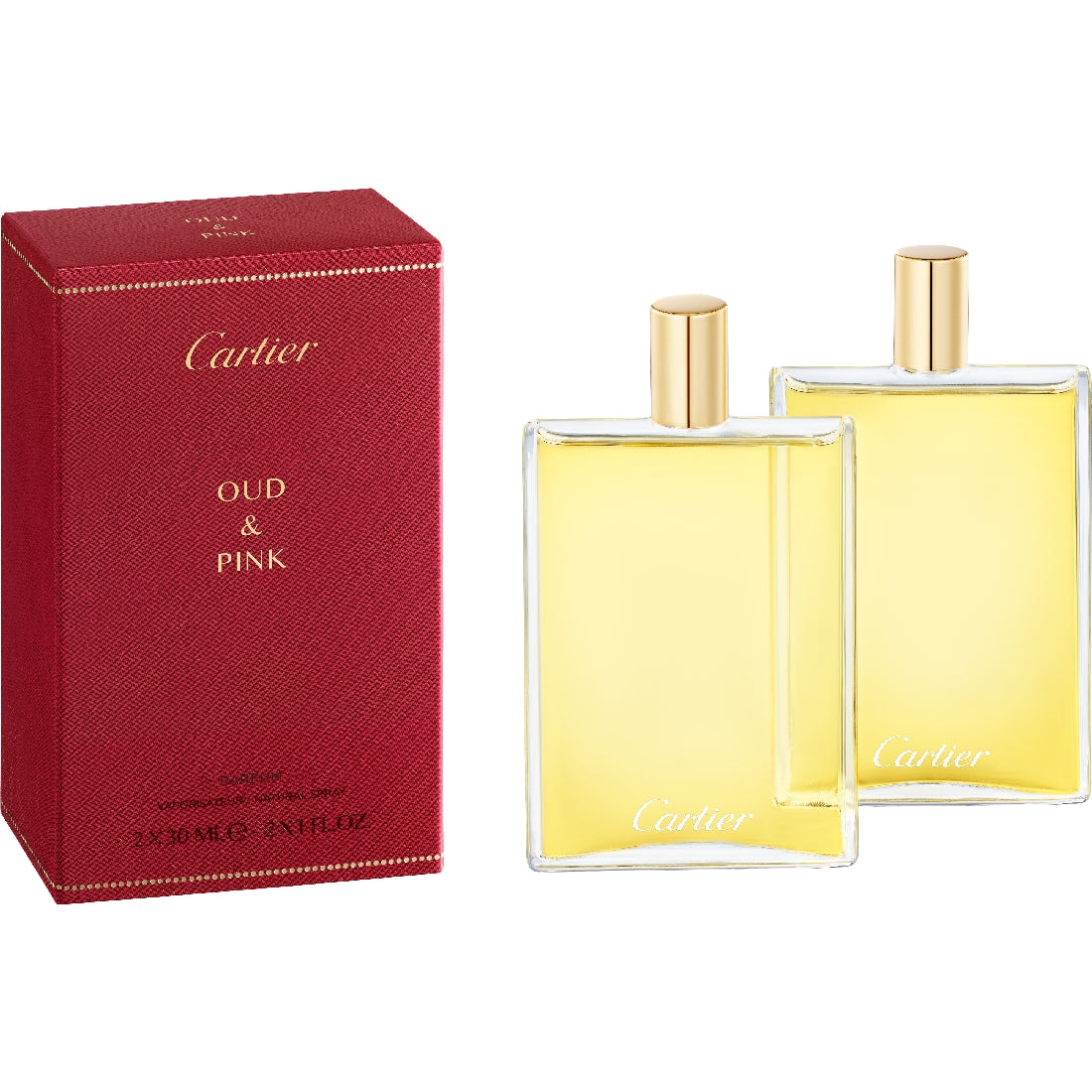 Les Heures Voyageuses Eau de Parfum Oud & Pink Refills 2x30 ml
