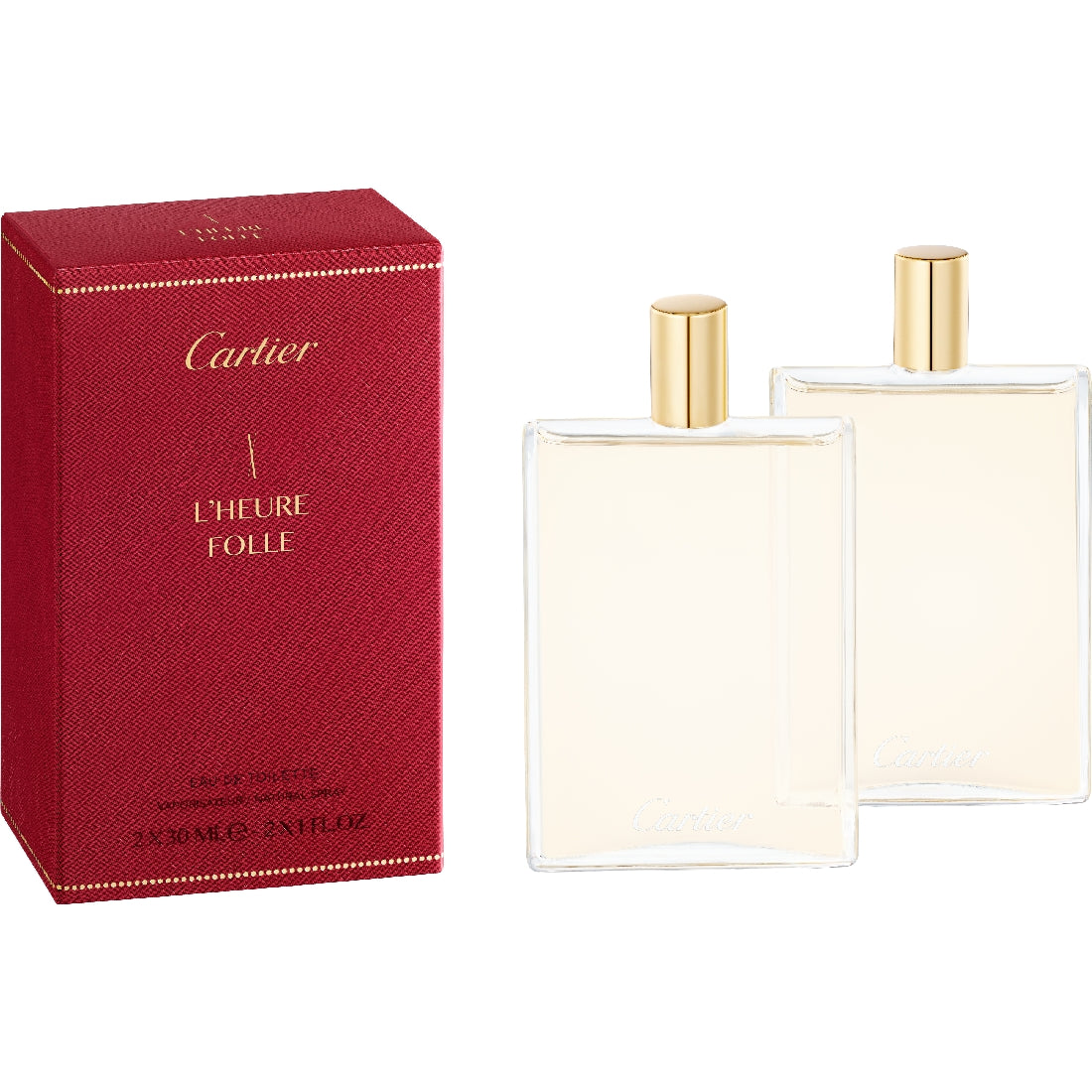 Les Heures de Parfum L’Heure Folle Eau de Toilette Refills 2x30 ml