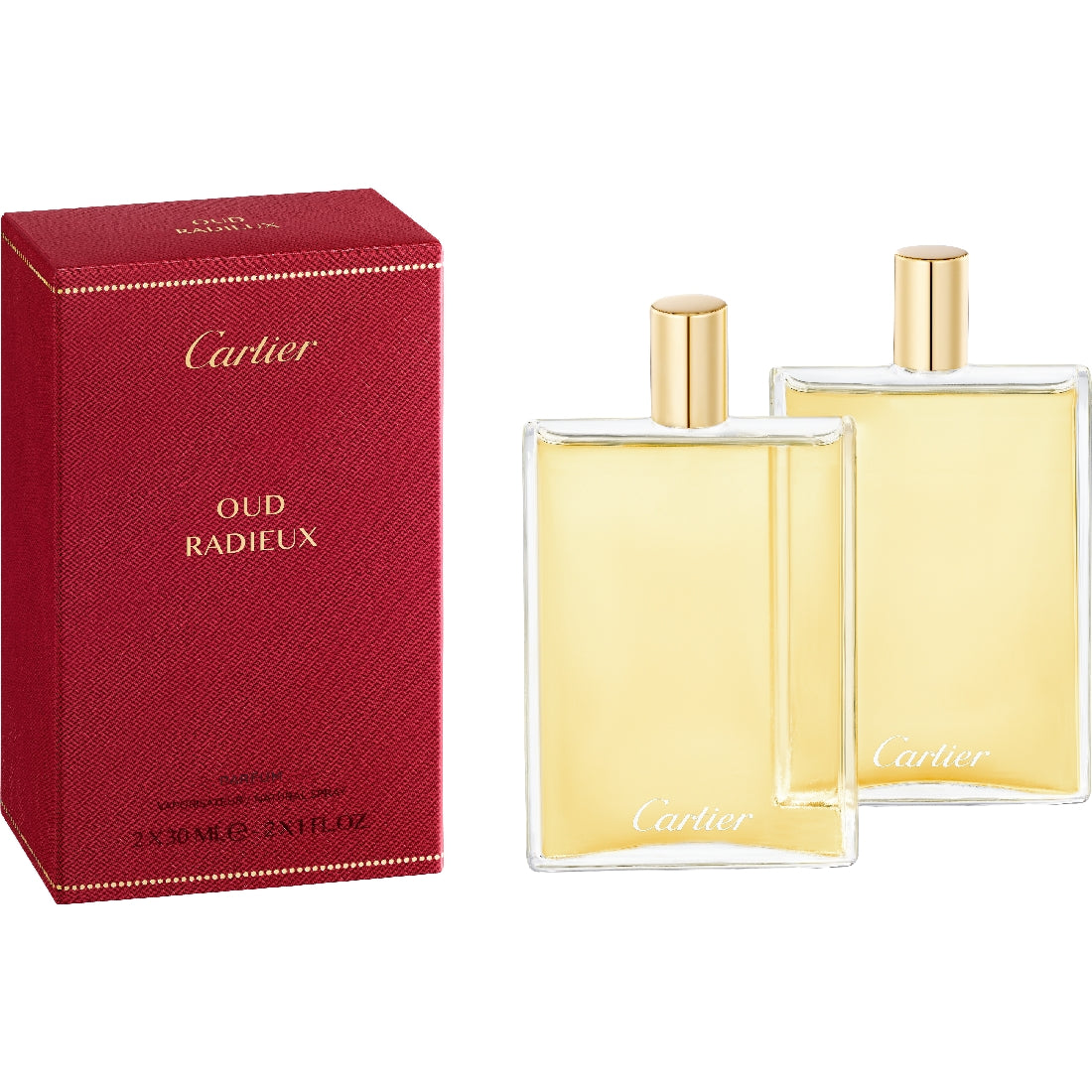 Les Heures Voyageuses Eau de Parfum Oud Radieux Refills 2x30 ml