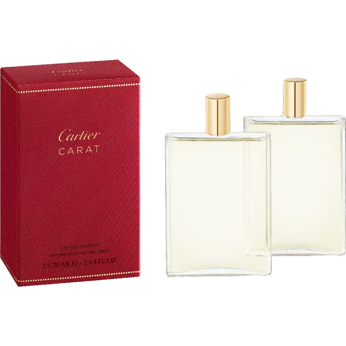 Recharges Eau de Parfum Cartier Carat 2x30ml