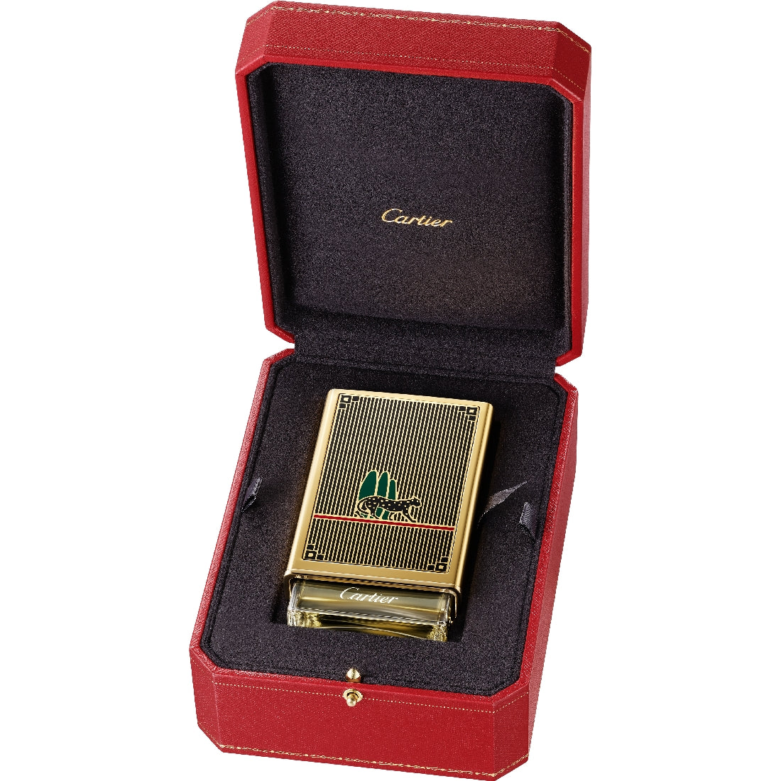 Boîtier Panthère Cyprès Les Nécessaires de Cartier 30ml