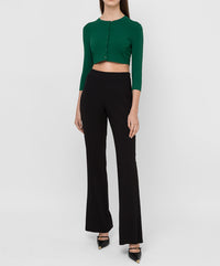 Long sleeve knitted cardigan - Carmine
