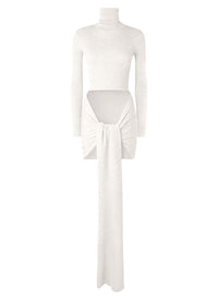 Pull doux en cachemire et soie - Sable