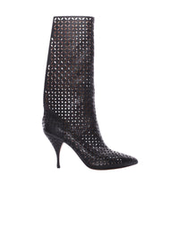 Bottes 90 en cuir - Noir