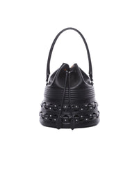 Corset Bucket bag - Black intense