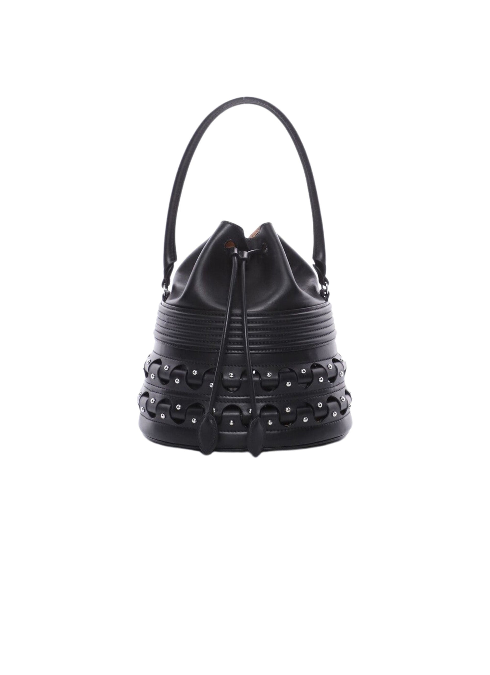 Corset Bucket bag - Black intense