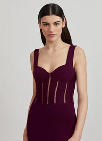 Sleeveless jumpsuit - Garnet
