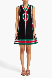 Masai V-neck flared dress - Multicolor