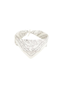 Foulard carré 45cm imprimé - Gris