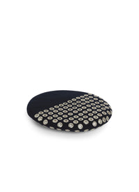 Beret à œillets en laine - Marine