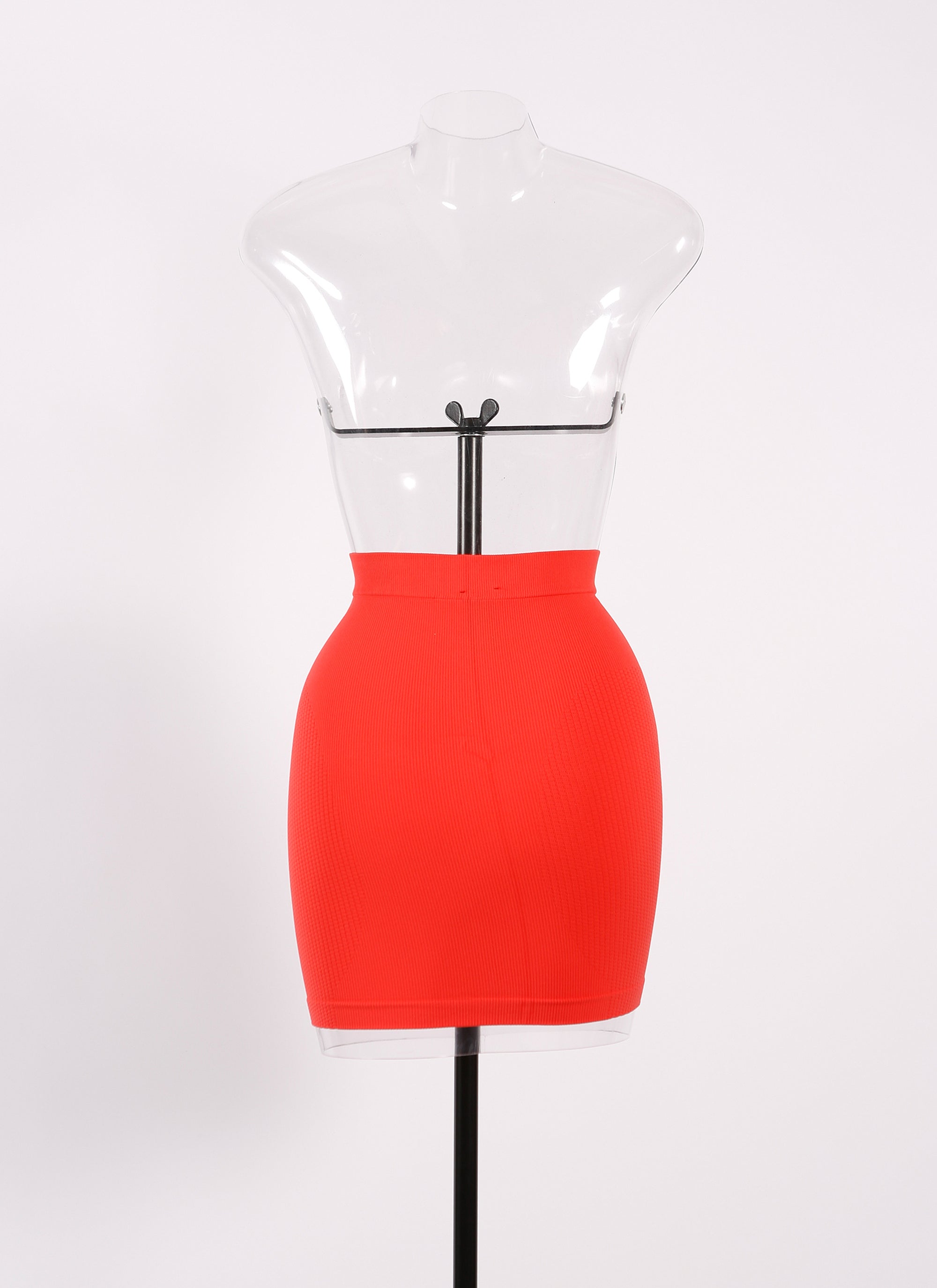 Fond de jupe - Rouge Abricot