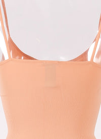 Fond de robe - Orange & Blanc