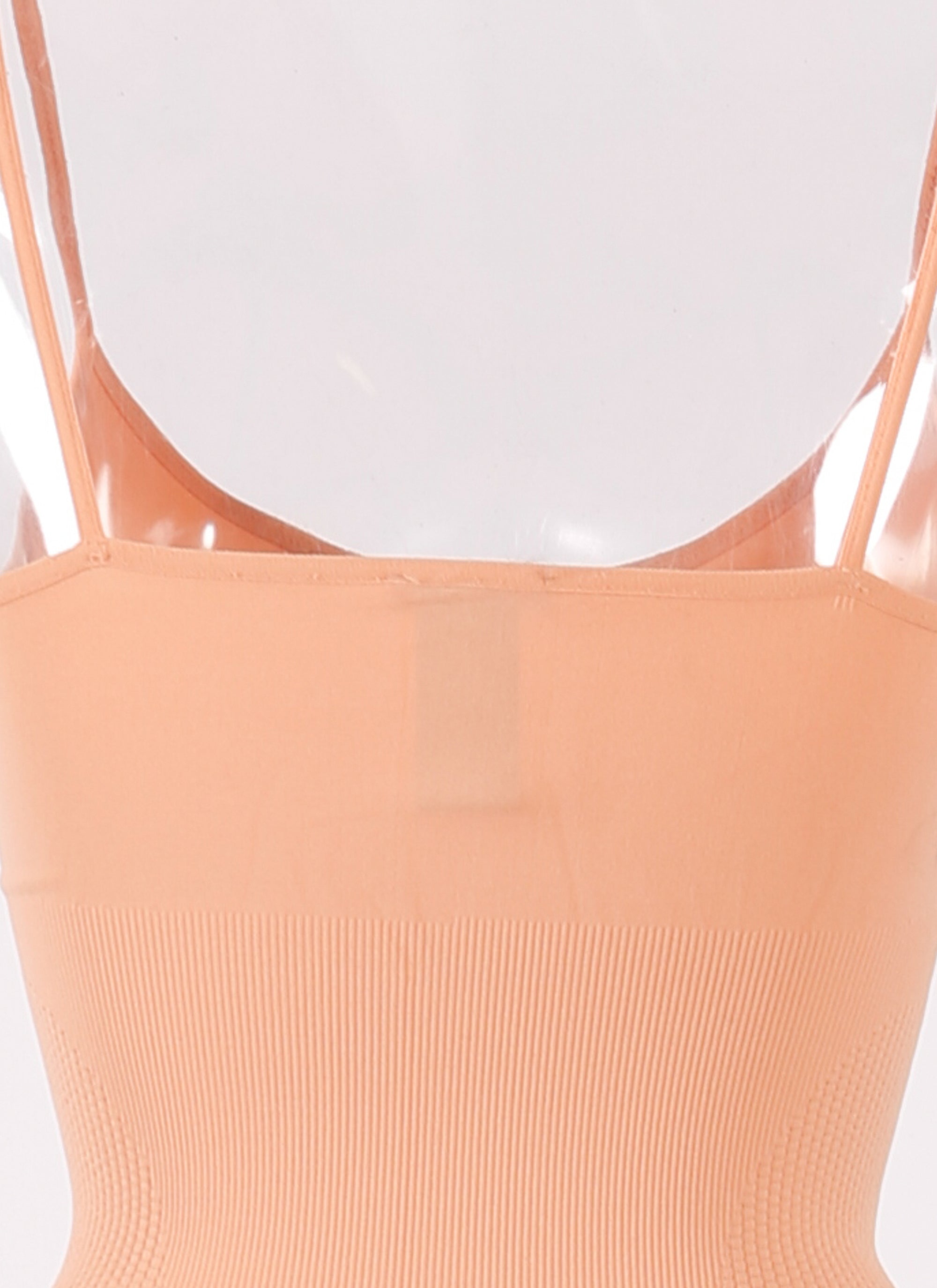 Fond de robe - Orange & Blanc