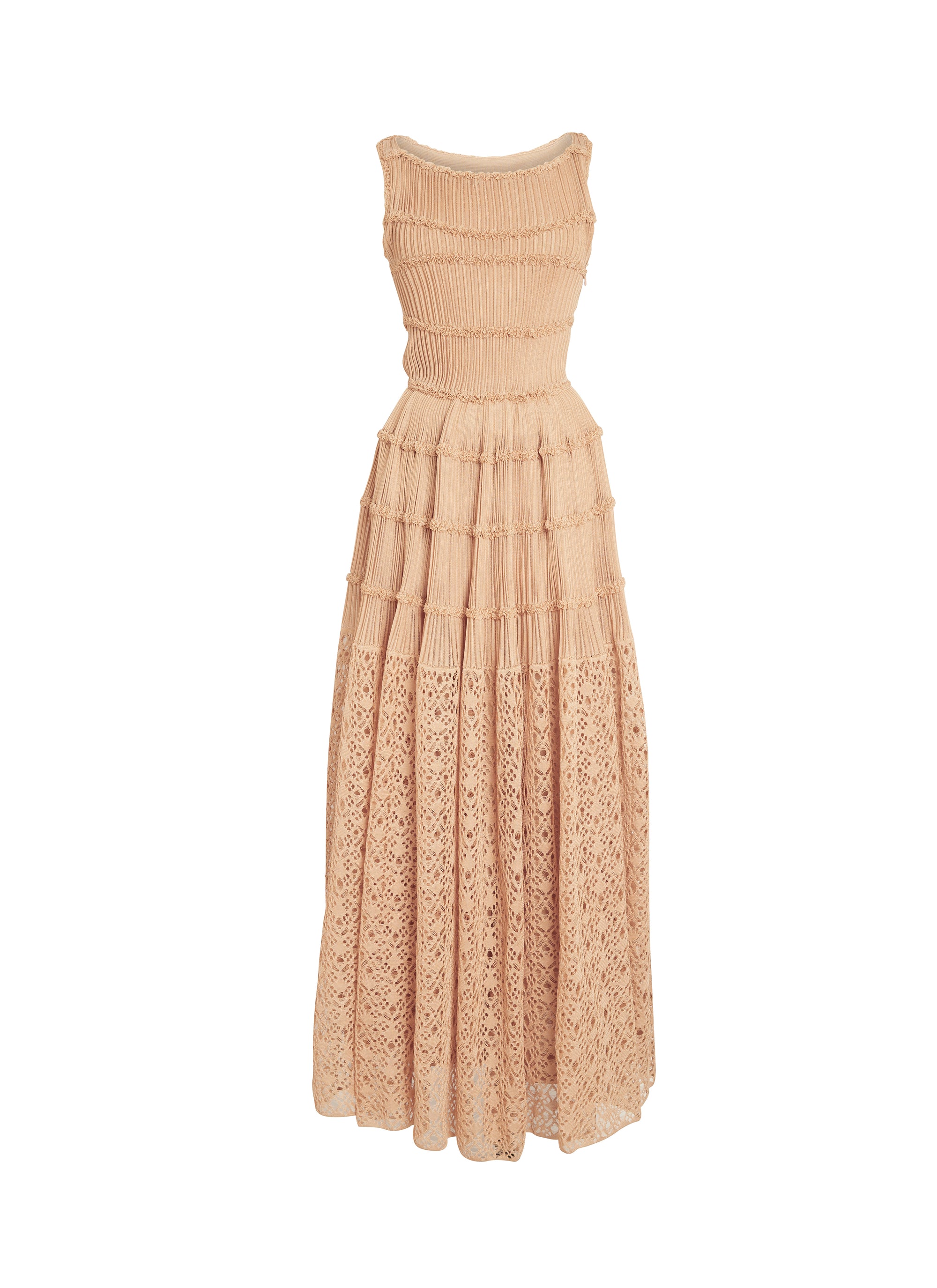 Robe sans manches Adagio en soie - Macadamia