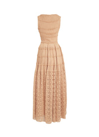 Robe sans manches Adagio en soie - Macadamia