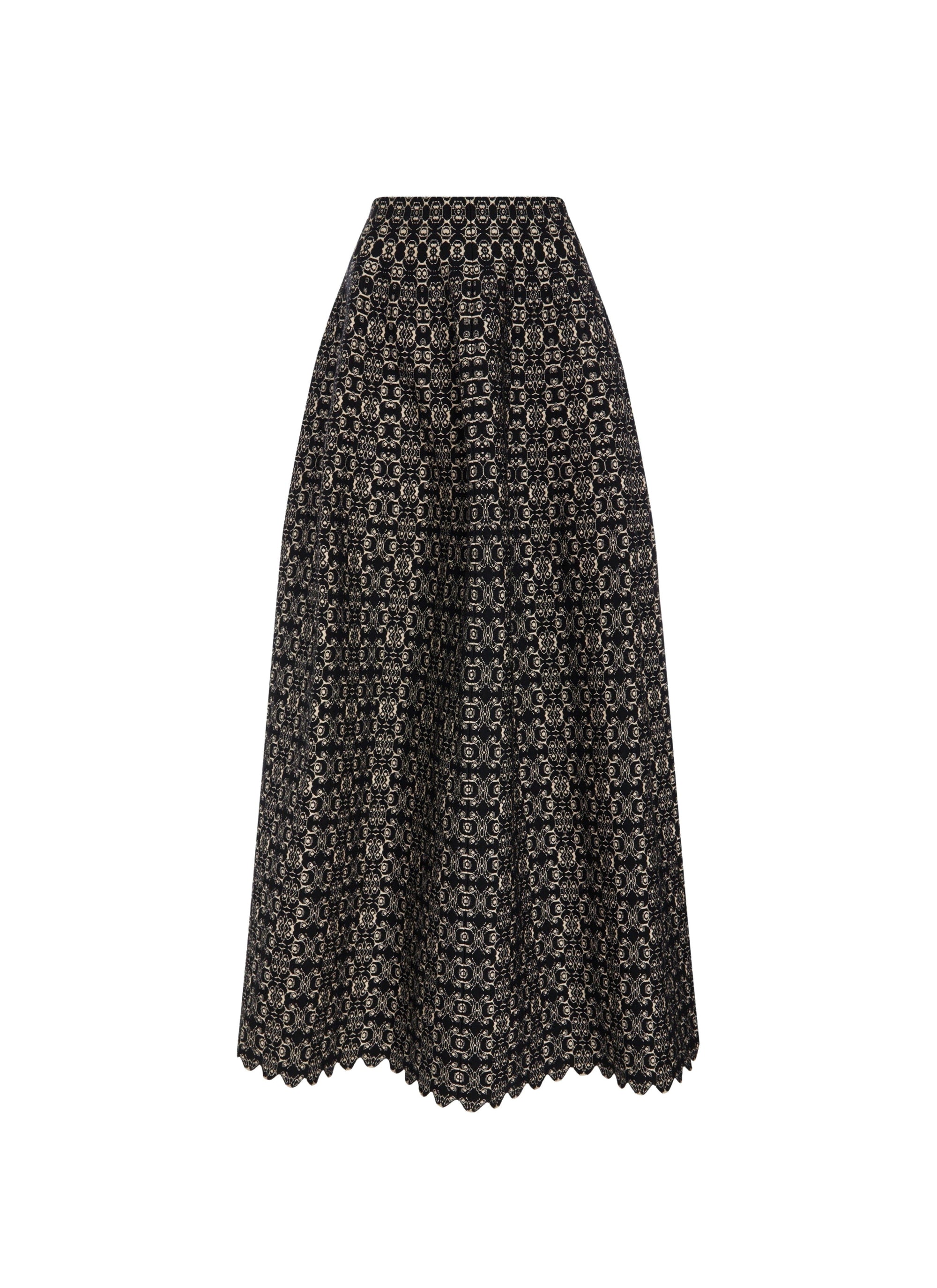 Jupe Alhambra en maille - Noir & Or