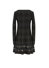 Babylon long sleeve wool tunic - Black