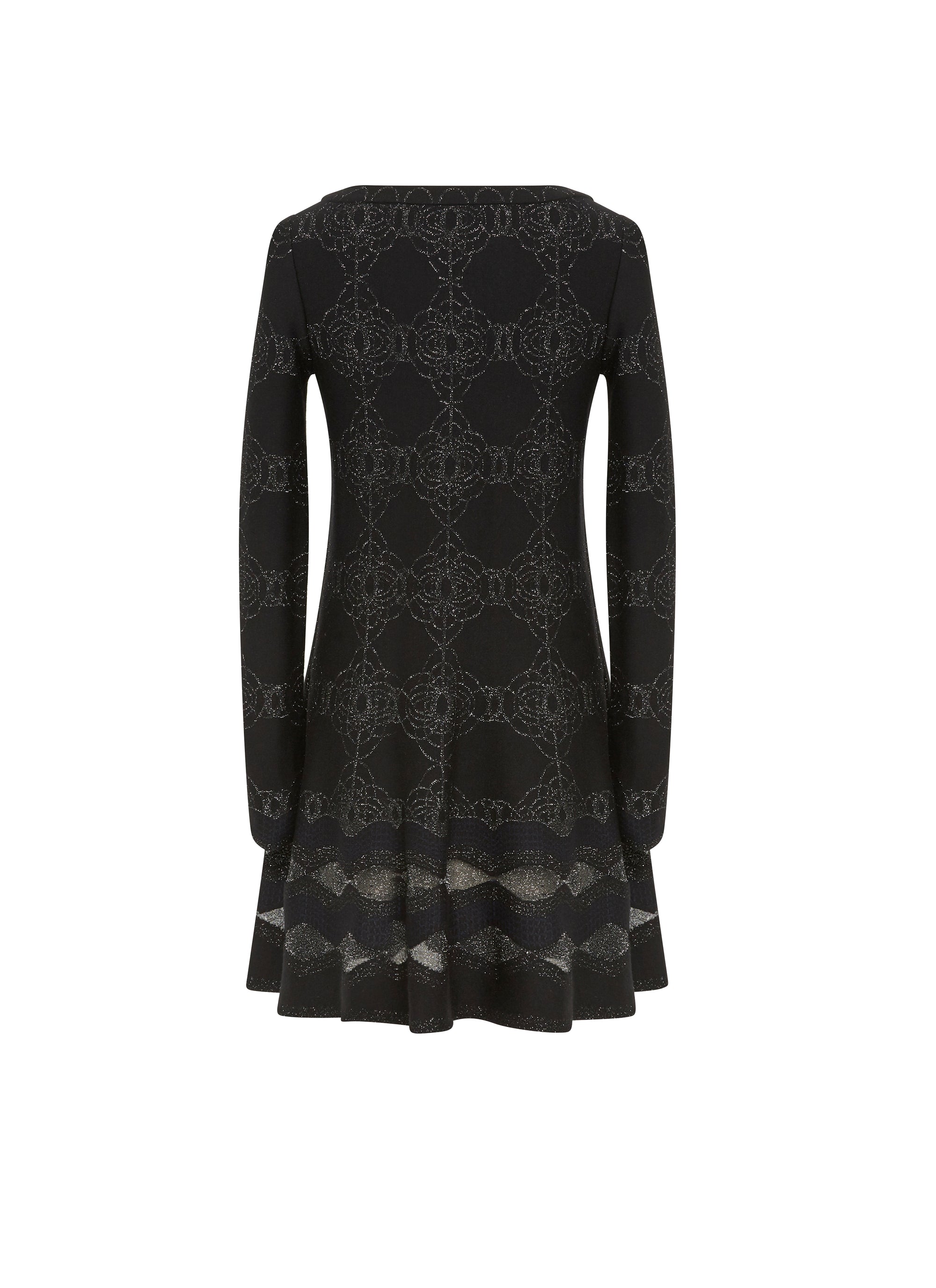 Babylon long sleeve wool tunic - Black