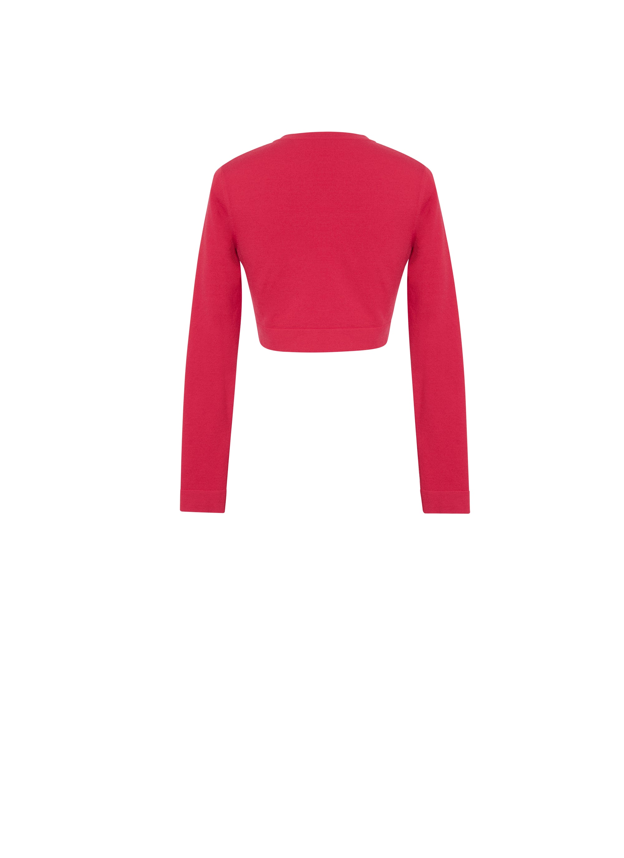 Supreme wool long sleeve cardigan - Red