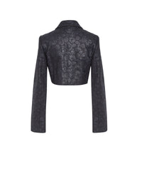 Wool draped jacket - Night