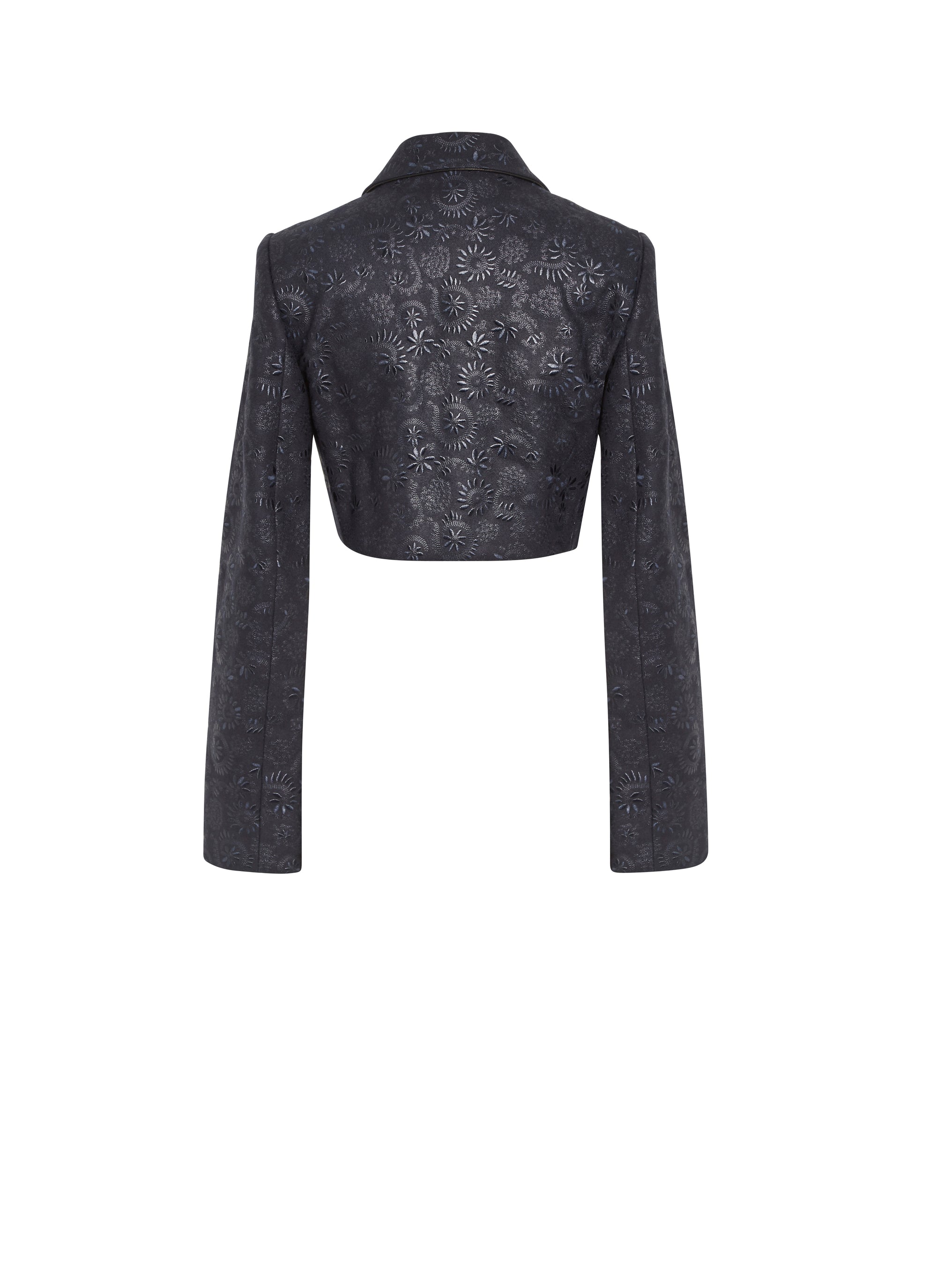 Wool draped jacket - Night