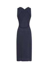 Robe sans manches Brocart - Nuit