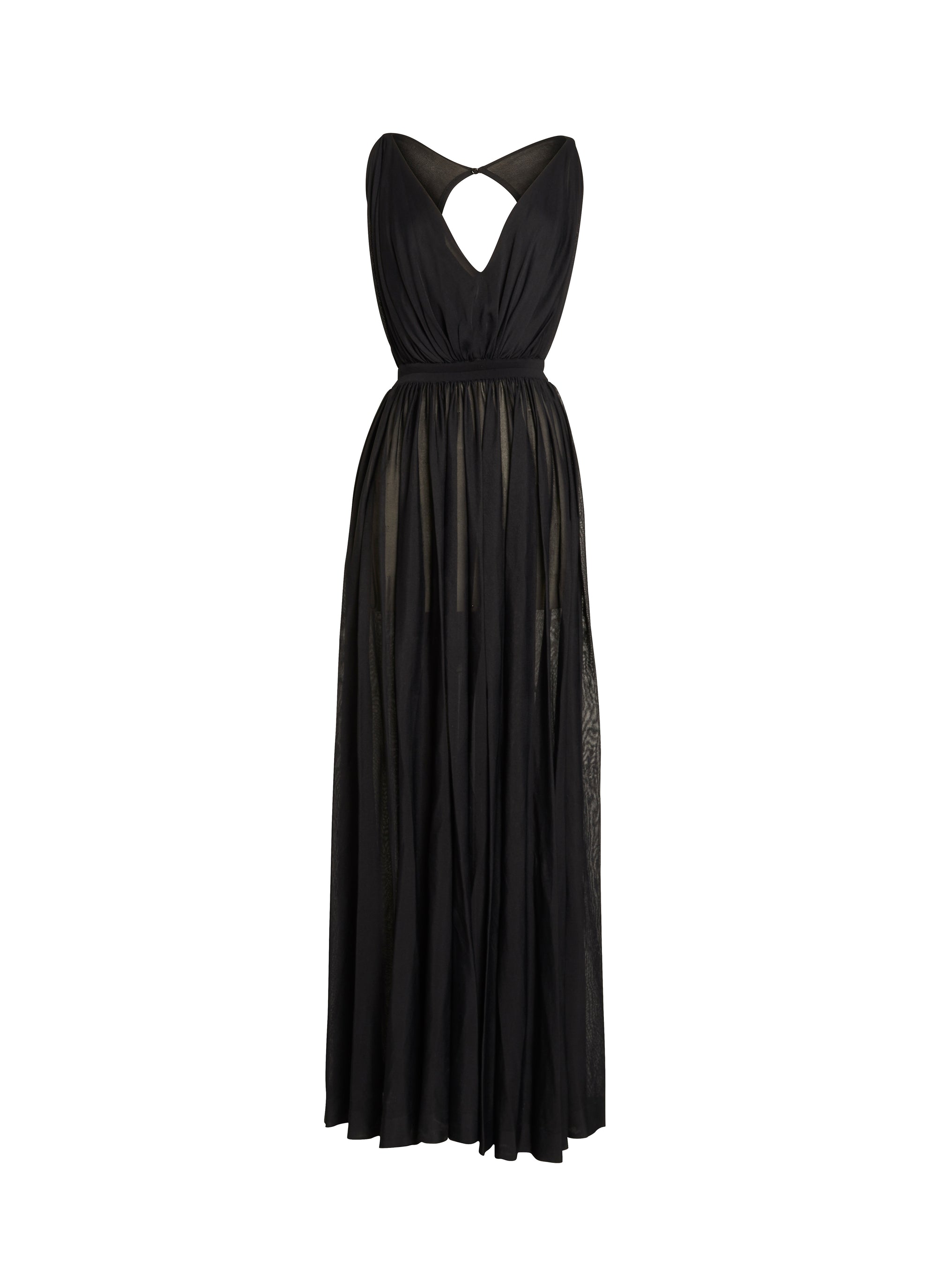 Robe sans manches Déesses - Noir