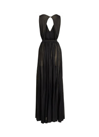 Robe sans manches Déesses - Noir