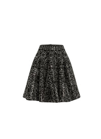 Rainbow skirt - Black & Silver