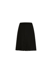 Wool draped edition skirt - Black